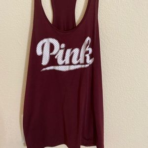 Racer back pink tank